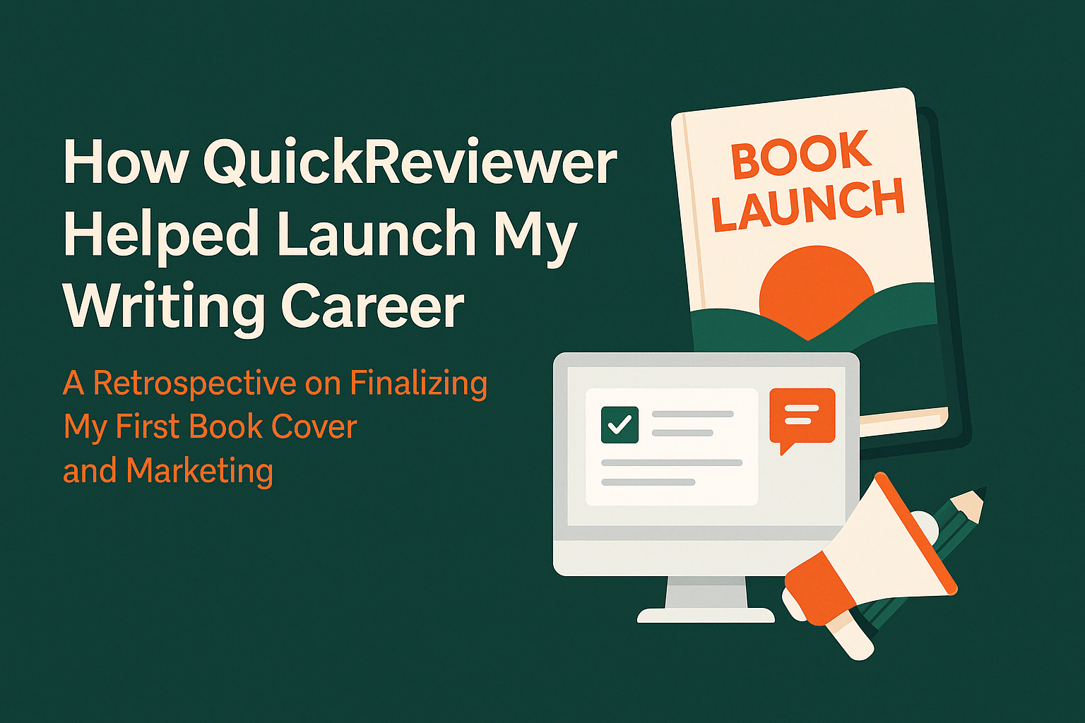 Book launches with QuickReviewer