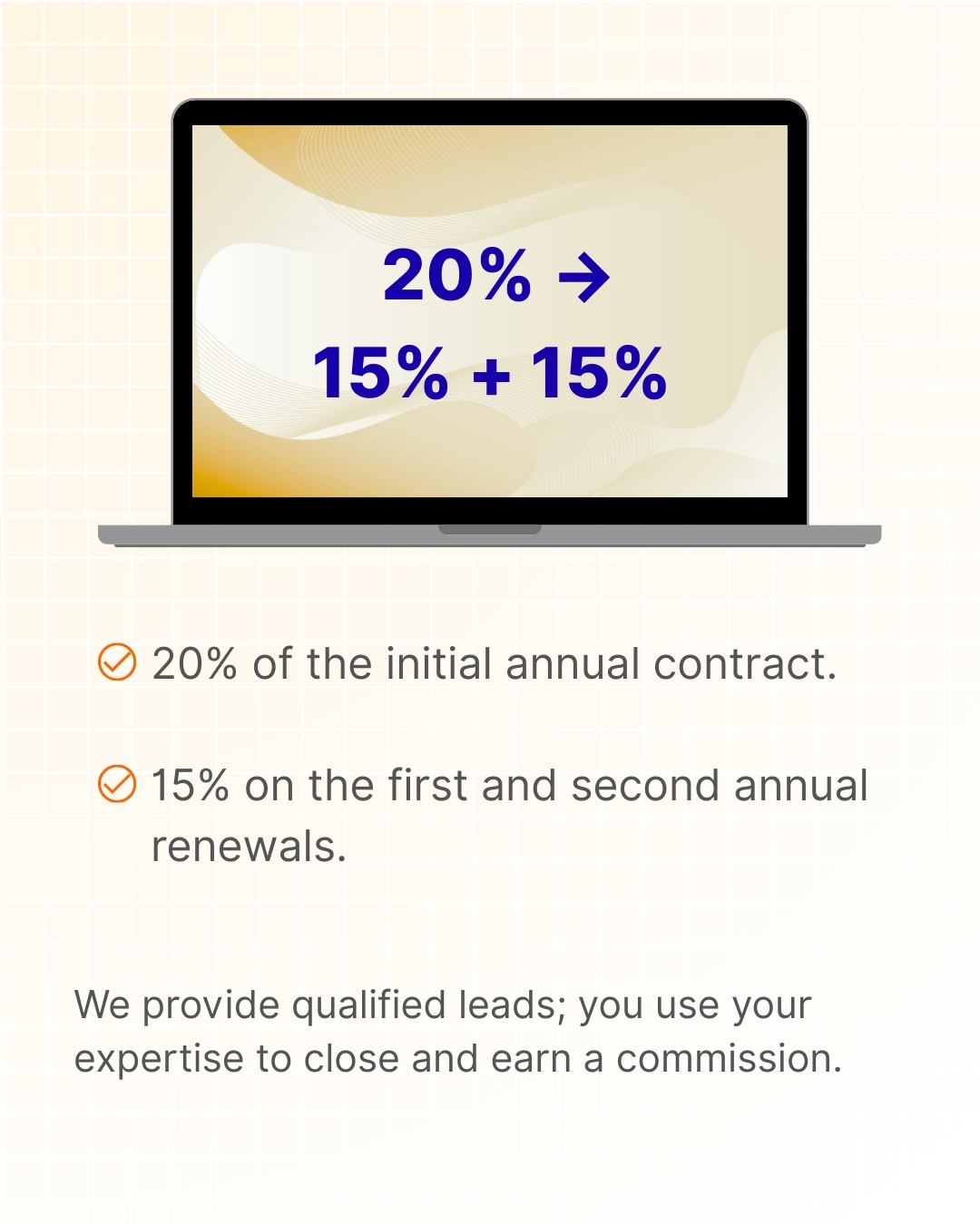 Partnership commission on QuickReviewer-sourced-deals