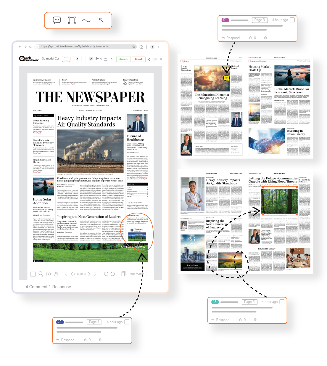 QuickReviewer - online proofing to accelerate editorial cycle