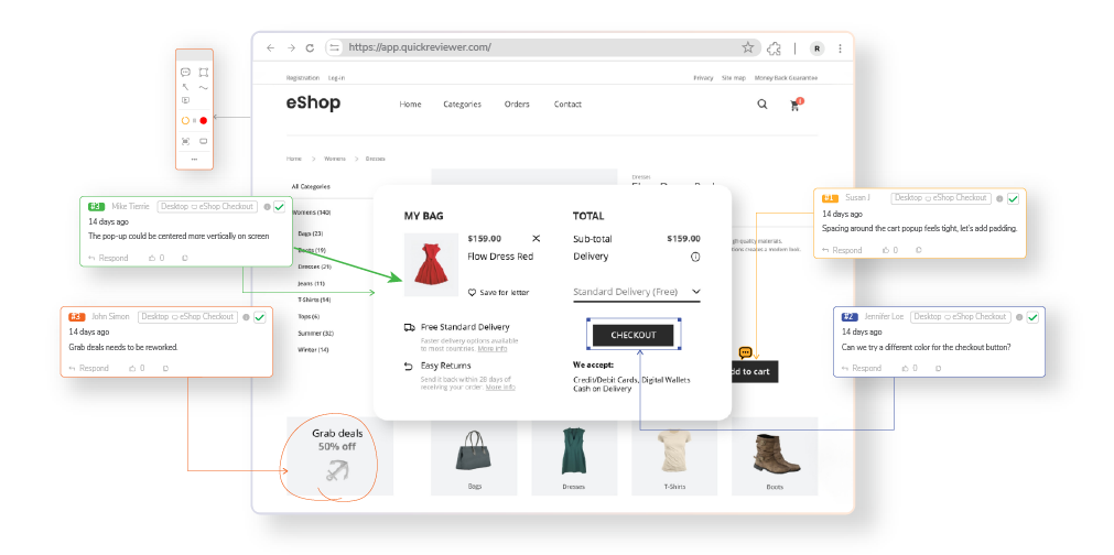 Perform the Final Polish on the Live store reviewing with QuickReviewer