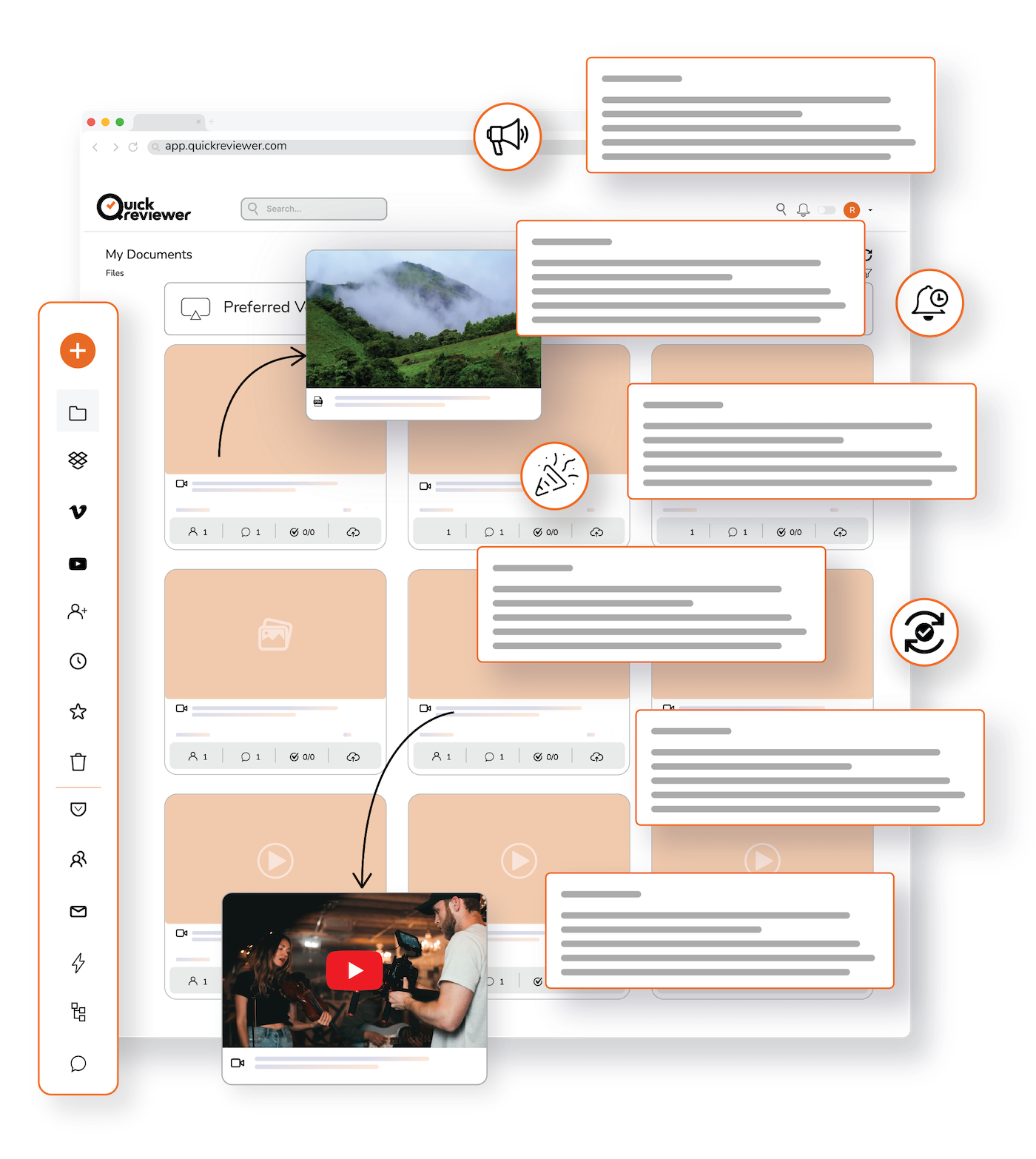 Get the latest update information within QuickReviewer