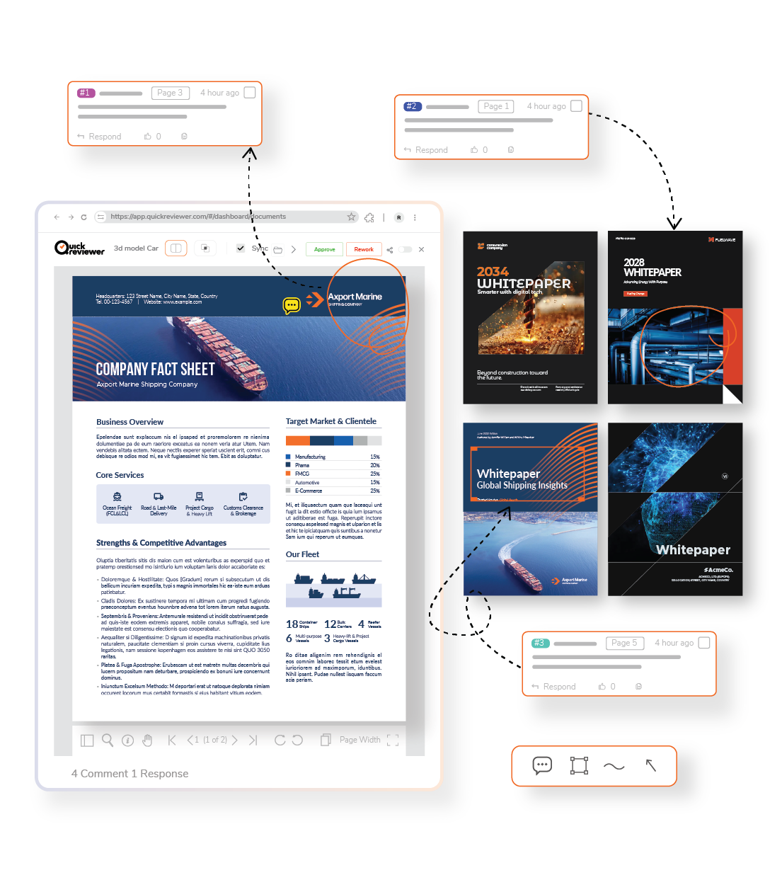 QuickReviewer to handle data heavy document proofing