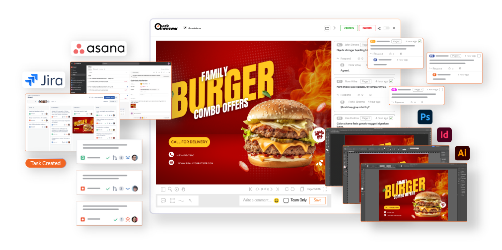 Stay in your workflow with QuickReviewer