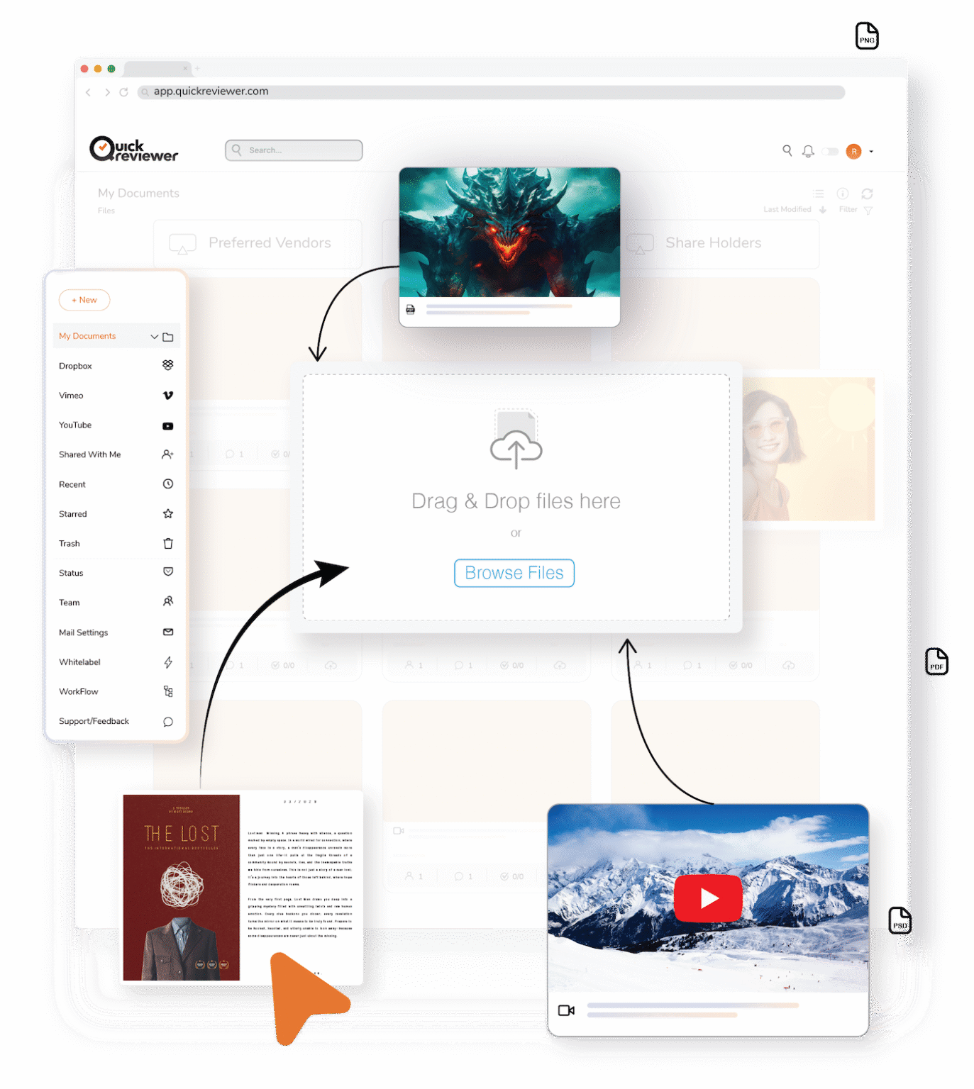 QuickReviewer Desktop Uploader for Online Proofing – Upload Large Files