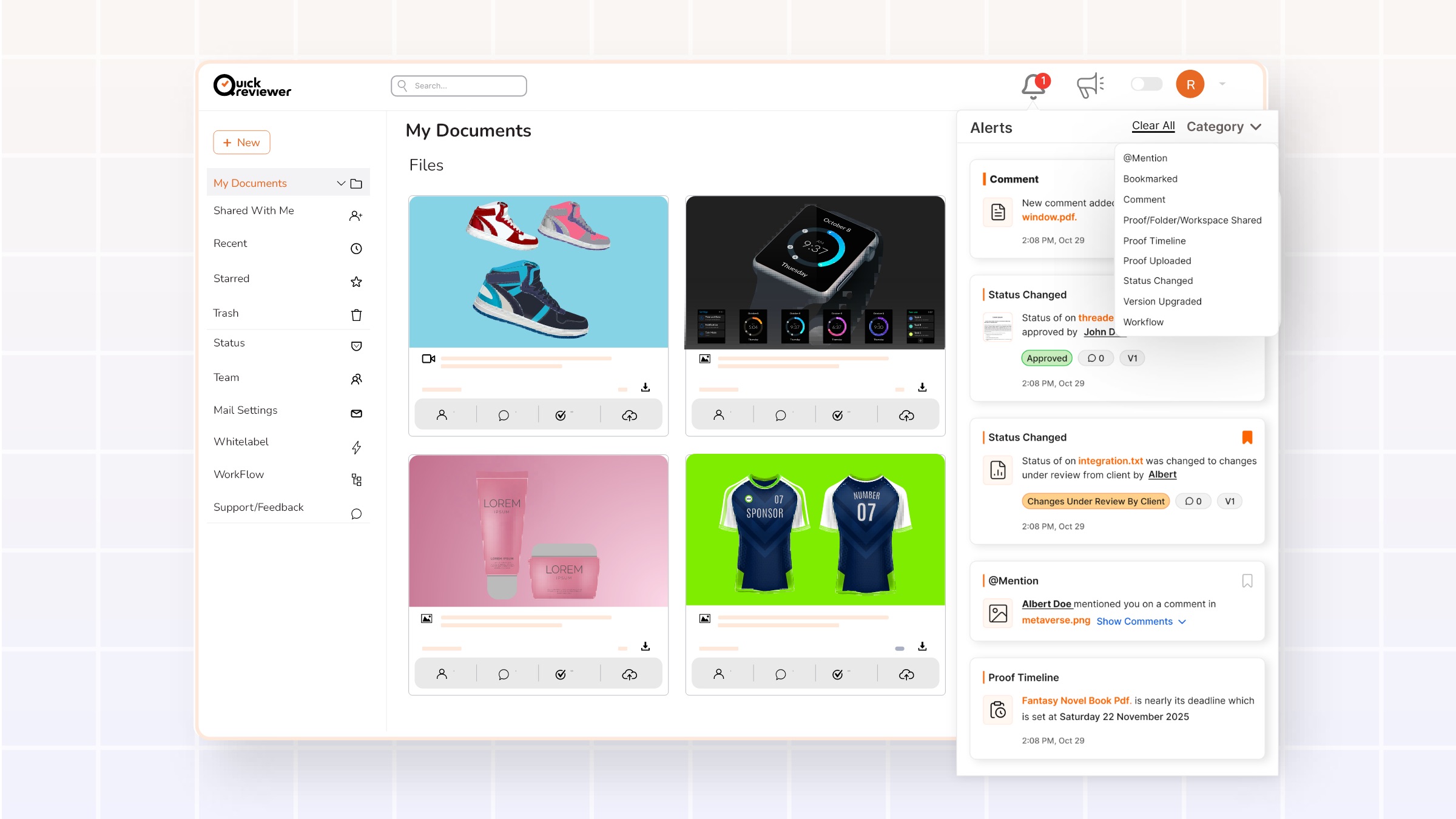 How QuickReviewer’s New Alerts Help You Close Every Loop— From Bell Icon to An Action Center
