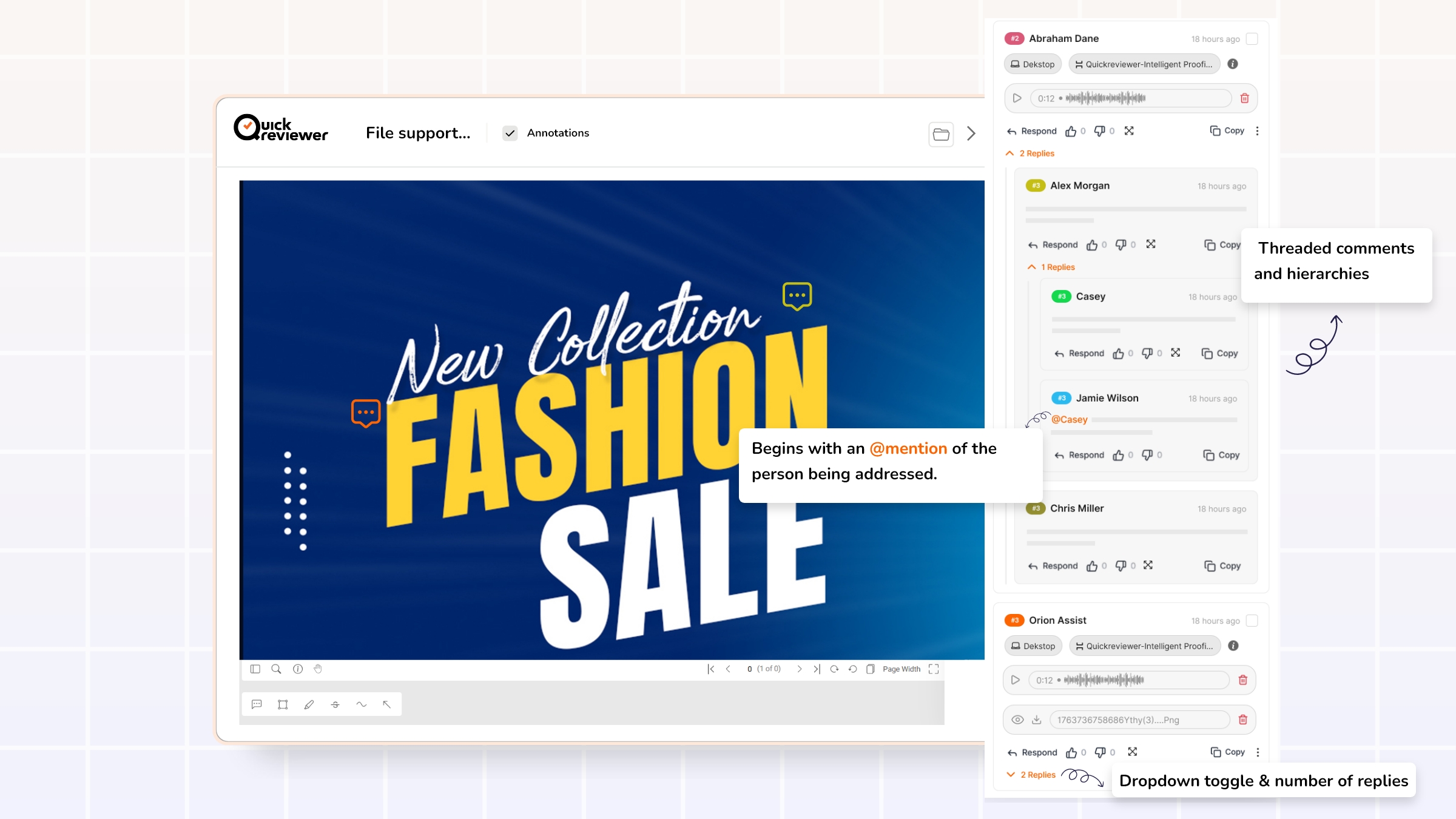 Deeper threaded conversations with smarter reply behavior